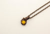 yellow-fused-glass-mini-pendant-copper-wire-wrapping-nymph-in-the-woods-jewelry