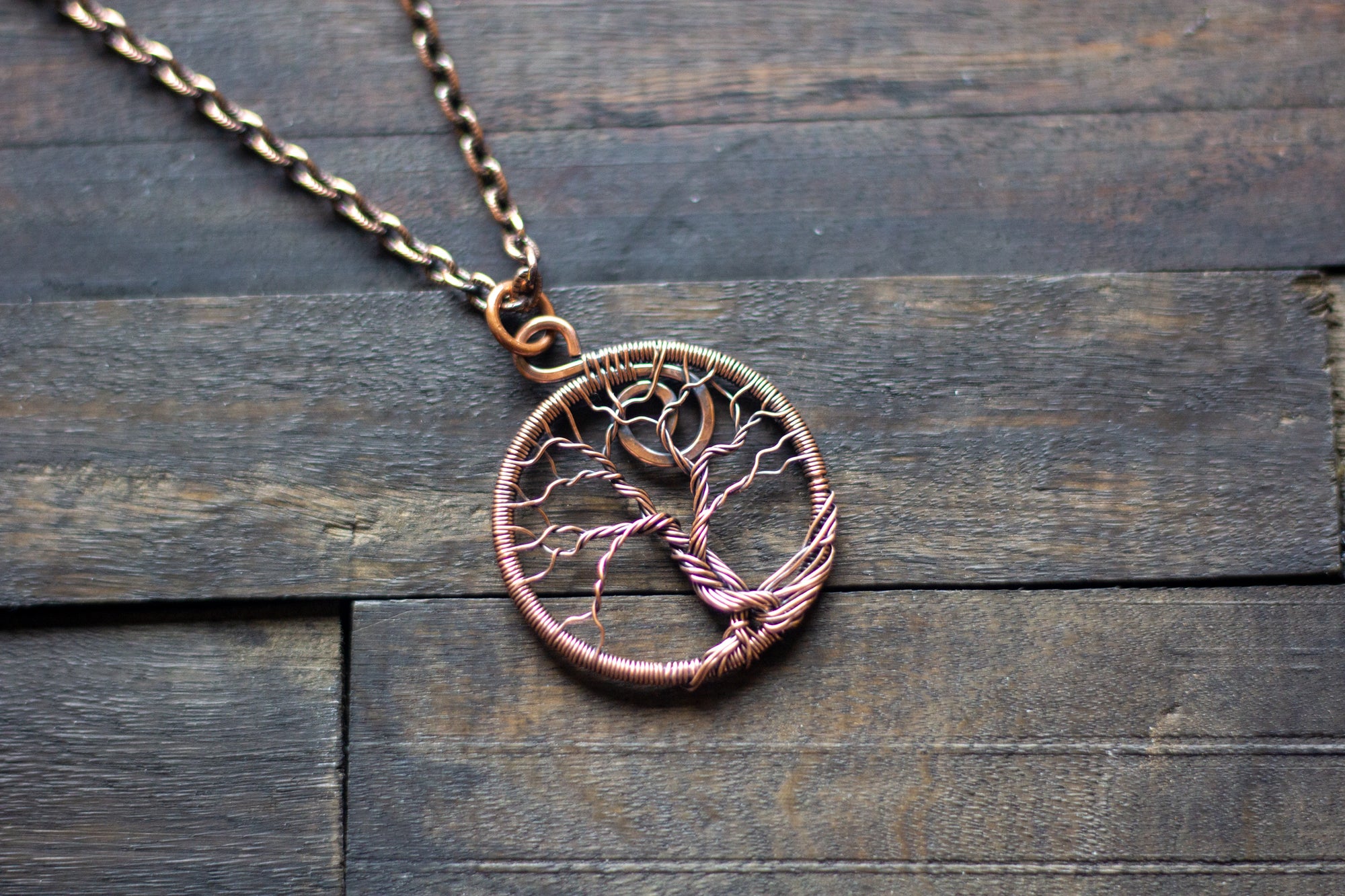 Circular Tree of Life Pendant – Nymph Glass Jewelry